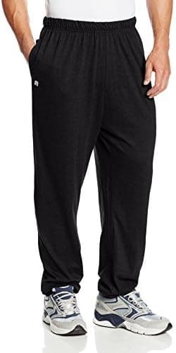 Russell Athletic Men's Big and Tall Cotton Jersey Pant with Pockets