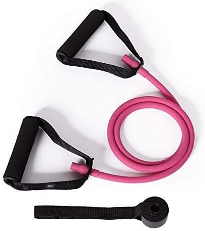 Your Choice Resistance Bands Tube Exercise Bands with Handles for Women P90X, Yoga, Single Bands 30BL Color Peach