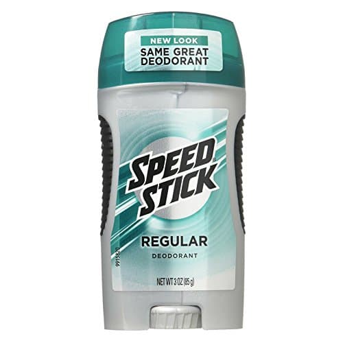 Speed Stick Deodorant Twin Pack, Regular, 3 Ounce (Pack of 6)