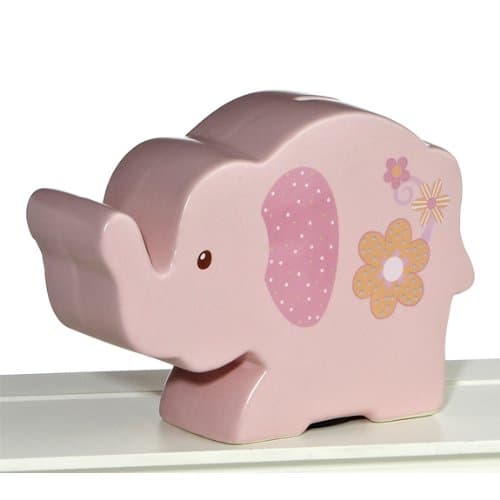 Aurora Baby Sweet Lil' Saver Elephant Ceramic Bank, Pink (Discontinued by Manufacturer)