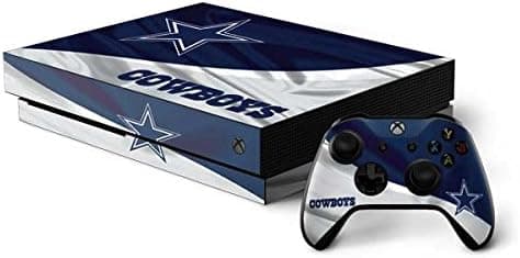 Skinit Decal Gaming Skin Compatible with Xbox One X Bundle - Officially Licensed NFL Dallas Cowboys Design