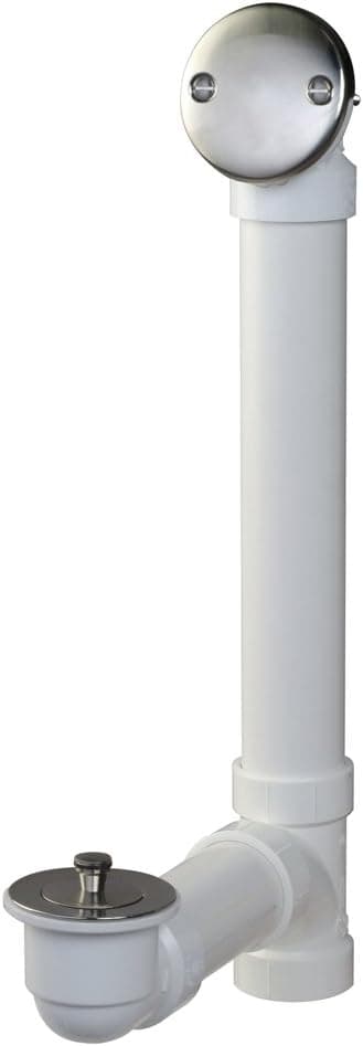 Plumb Pak K650PVCDSBN Bath Drain Kit, Brushed Nickel