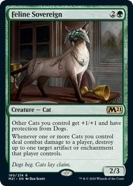 Magic: The Gathering - Feline Sovereign - Core Set 2021