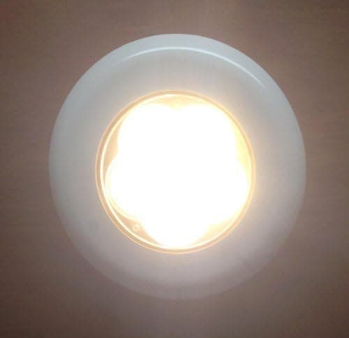 Marine Boat 6 LED Warm White Ceiling Courtesy Light Plastic Flush & Surface