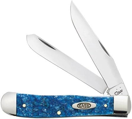 Case Blue Sparkle Trapper Pocket Knife
