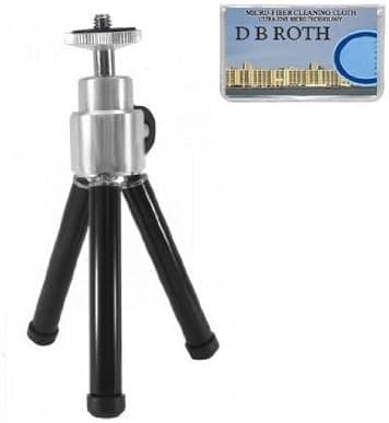 8" Professional STEEL Table Top Tripod For The Nikon Coolpix S1, S2, S3, S5, S6, S9, S7, S50, S51, S52, S60, P1, P2, 4600 Digital Cameras