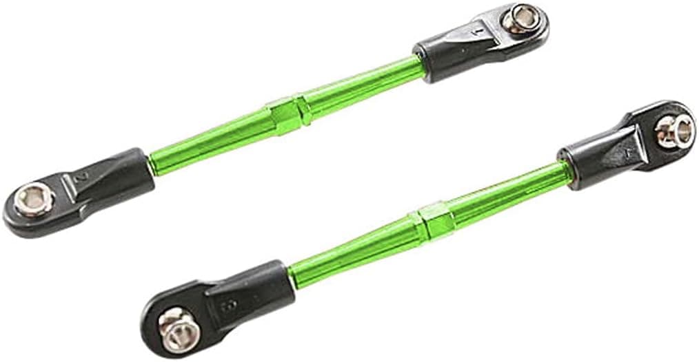 Traxxas 3139G Turnbuckles, aluminum (green-anodized), toe links, 59mm (2) (assembled w/ rod ends & hollow balls) (requires 5mm aluminum wrench #5477)