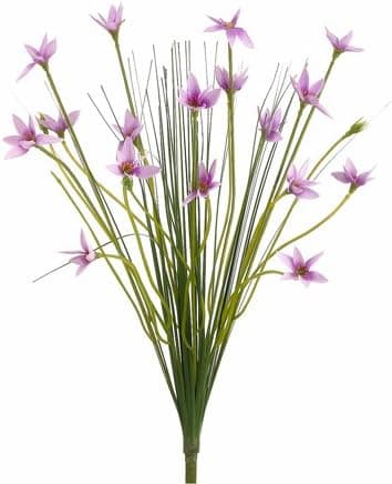 Silk Plants Direct Mini Starflower Bush (Pack of 36) - Lavender