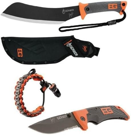 Essentials 4-piece Survival Bundle-Gerber Bear Grylls