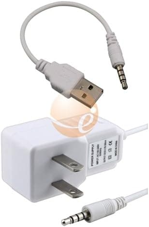 HOME WALL CHARGER FOR IPOD SHUFFLE 2ND GEN+USB CABLE [Electronics]