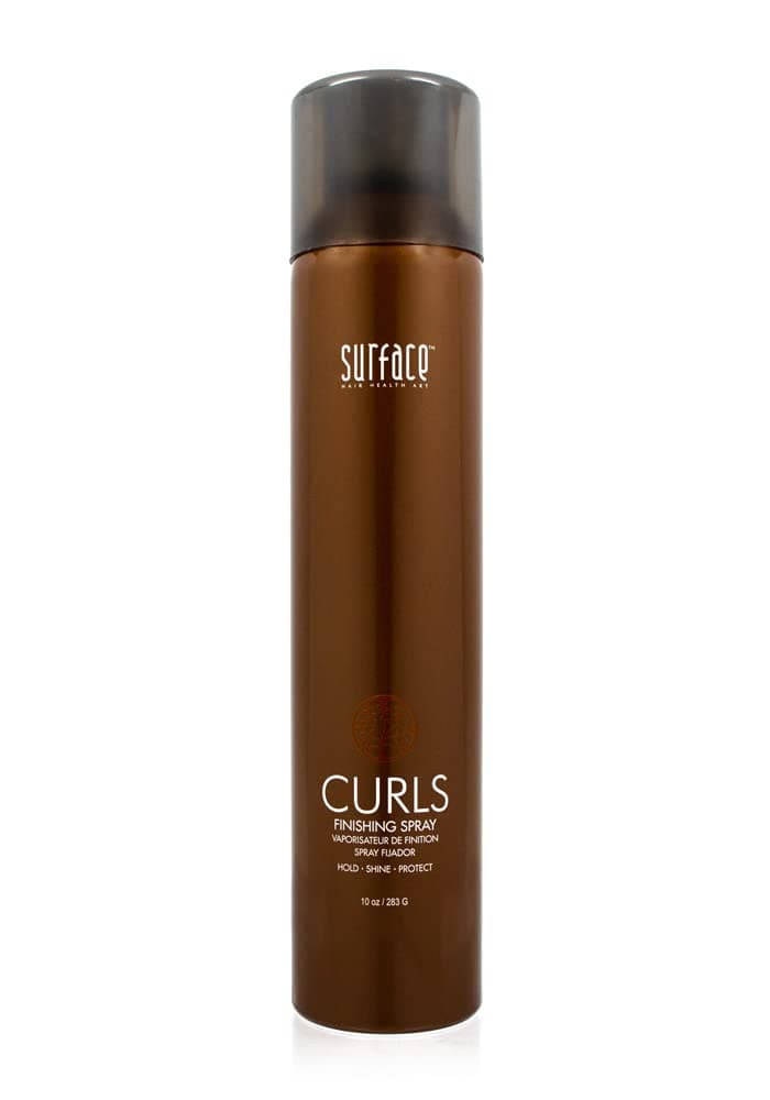Surface Hair Curls Finishing Spray With Babassu Oil For hold, Definition, Shine And Thermal And Humidity Protection