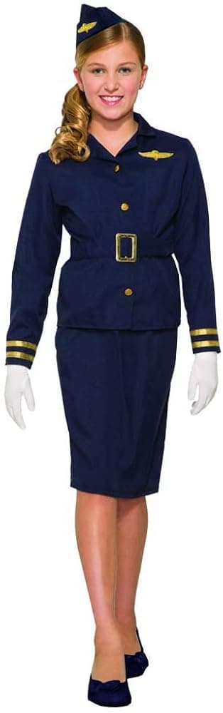 Forum Novelties Child's Flight Attendant Costume, Small