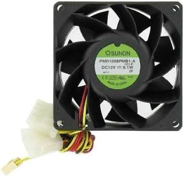Sunon 80x80x38 PMD1208PMB1-A Dual Ball Bearing Case Fan