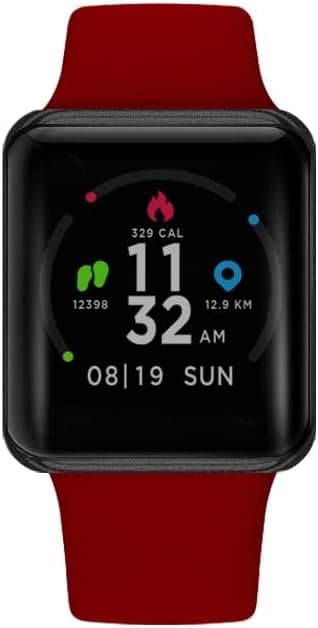 iTouch Air SE Smartwatch Fitness Tracker, Heart Rate, Step Counter, Sleep Monitor, Message, IP68 Swimming Waterproof for Women and Men, Touch Screen, Compatible with iPhone and Android