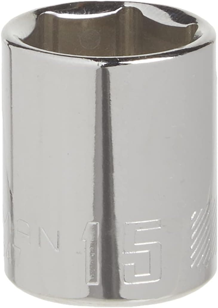 CRAFTSMAN Shallow Socket, Metric, 3/8-Inch Drive, 15mm, 6-Point (CMMT43547)