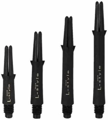 L-Style L-Shaft Straight Carbon Medium 330 Extra Strong Dart Shafts - DART BROKERS