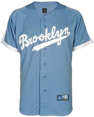 Jackie Robinson Brooklyn Dodgers Majestic Cooperstown Replica Jersey - Blue