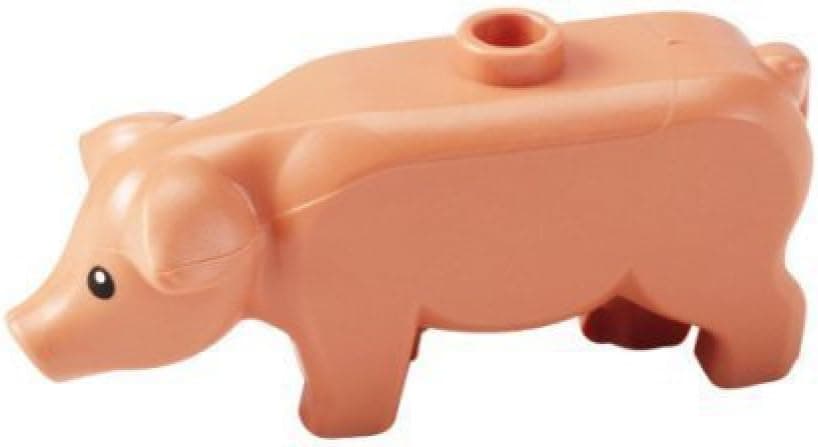 LEGO Animal Minifigure - Pig (Printed Eyes)