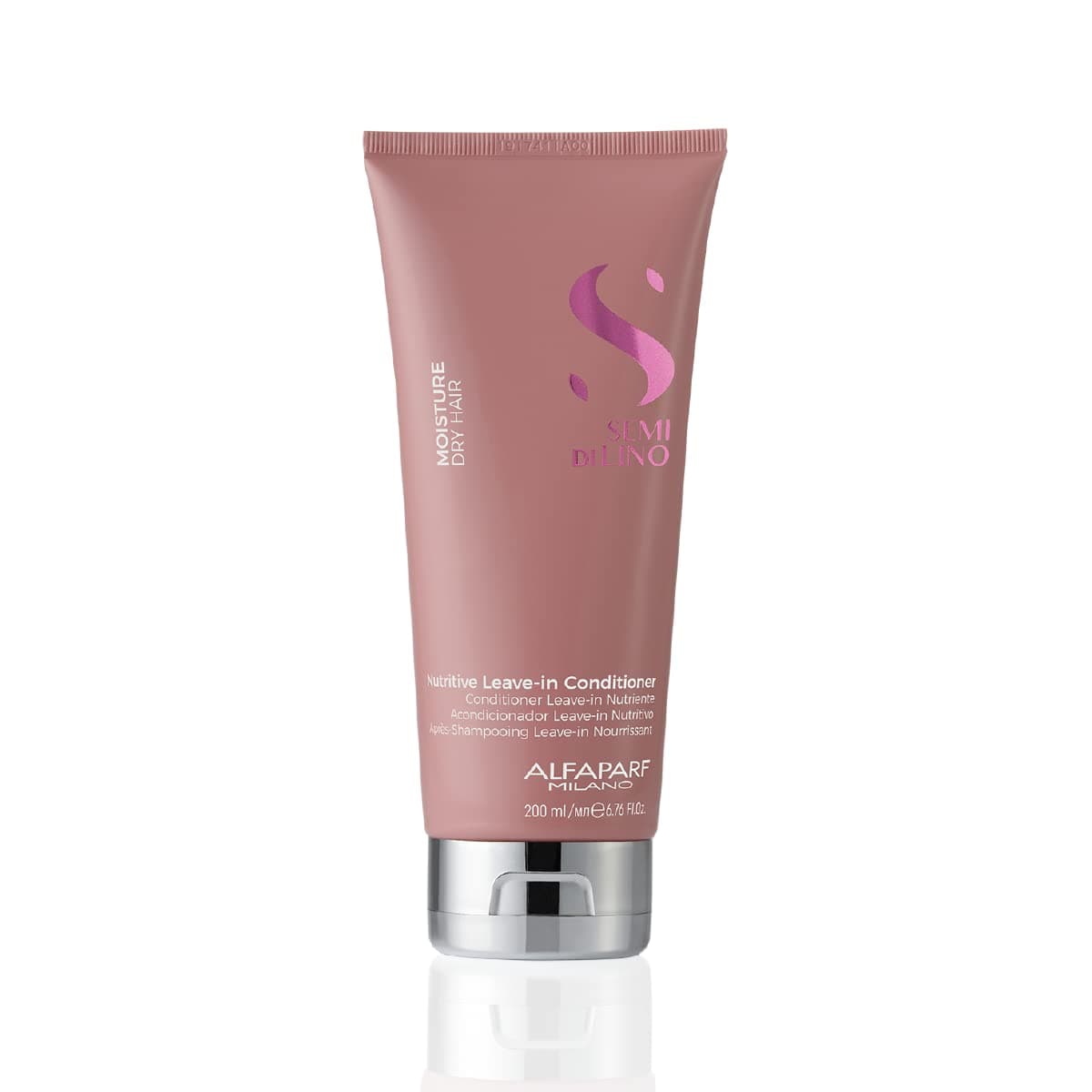 Alfaparf Milano Semi Di Lino Moisture Nutritive Leave-in Sulfate Free Conditioner for Dry Hair - Professional Salon Quality - SLS, Paraben and Paraffin Free - Safe on Color Treated Hair