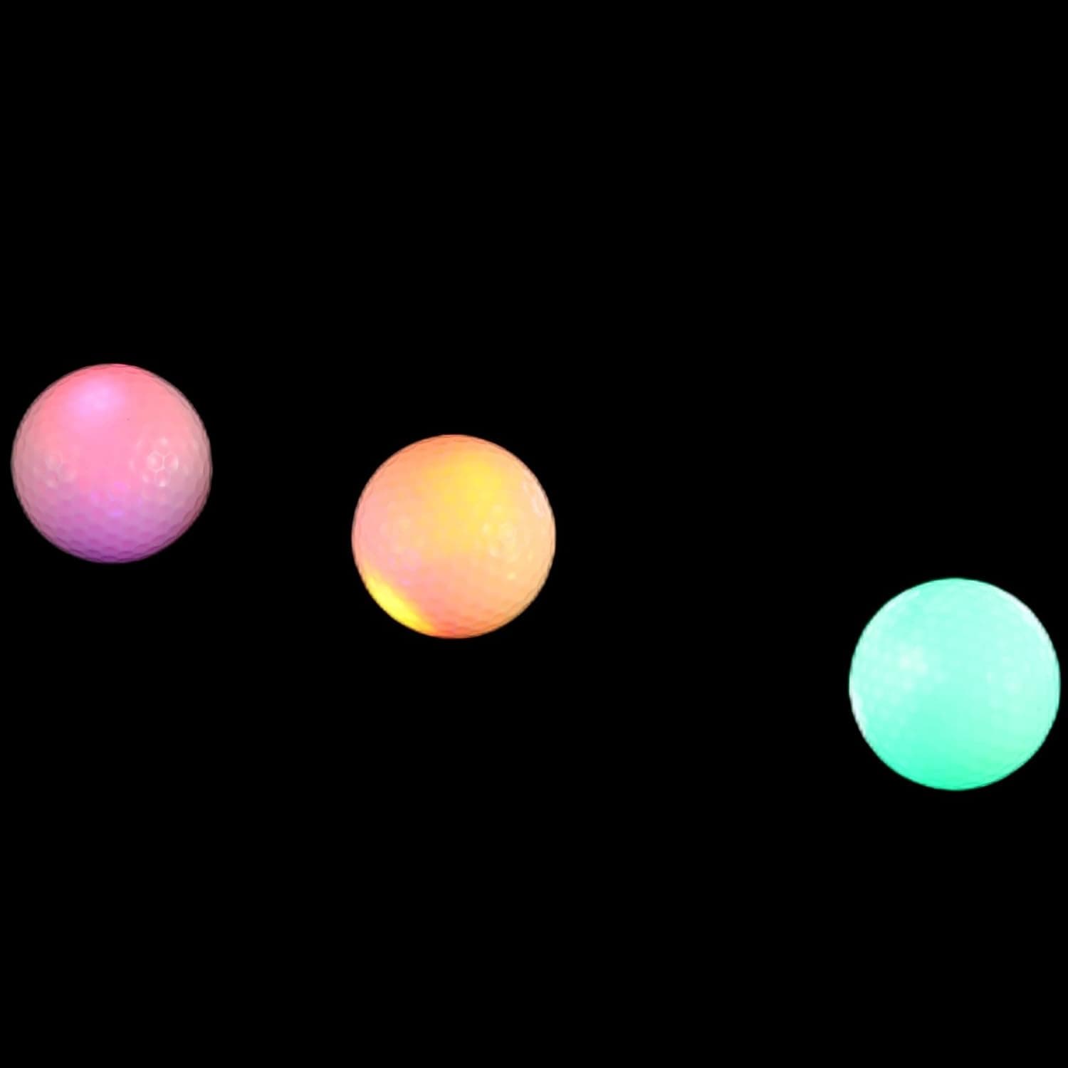 bidafun Glow in The Dark Golf Balls for Men & Women Gifts Funny LED Light Ball (YPG)