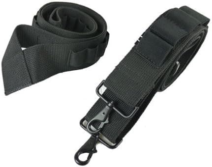 Shotgun 2pt Sling hold 15 shell with free hold 50 shell bandolier combo (Black)