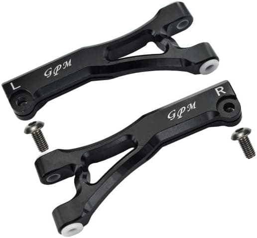 GPM Replacement for LIMITLESS/INFRACTION/TYPHON Upgrade Parts Aluminum Front Upper Arms - 2Pc Set Black