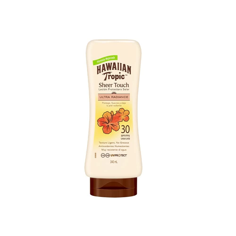 Hawaiian Tropic 30 Plus Sheer Touch Sunscreen Lotion, 8 Ounce