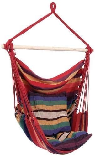LANDUSA Hanging Rope Hammock Chair