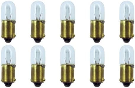 CEC Industries #756 Bulbs, 14 V, 1.12 W, BA9s Base, T-3.25 shape (Box of 10)