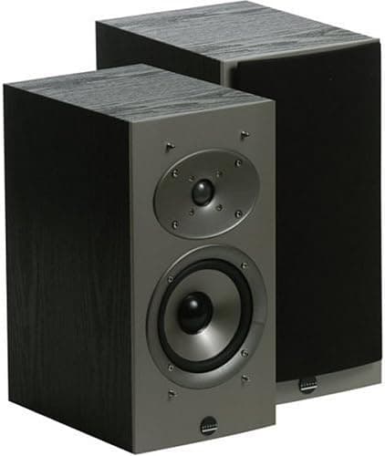 Athena AS-B1.2 Audition Series 2-Way Bookshelf Speakers, Black Ash (Pair) (Discontinued by Manufacturer)