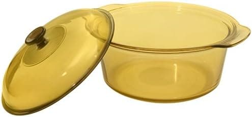 Visions Corning 5.3 Quart Dutch Oven with Lid, Amber