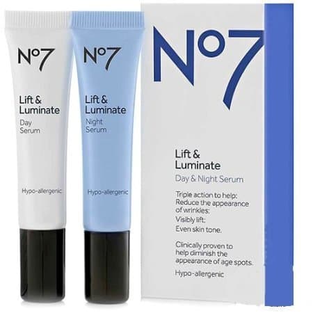 Boots No7 Lift & Luminate Day & Night Serum
