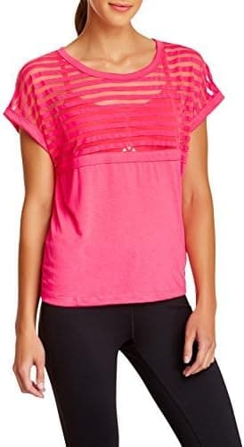 Balanced Tech Women's Burntout Stripe Crew Neck Tee