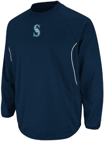 MLB Seattle Mariners Therma Base Tech Fleece, Navy/White