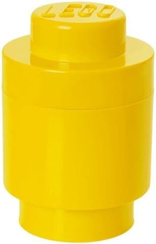 Lego Round Storage Box 1, Yellow