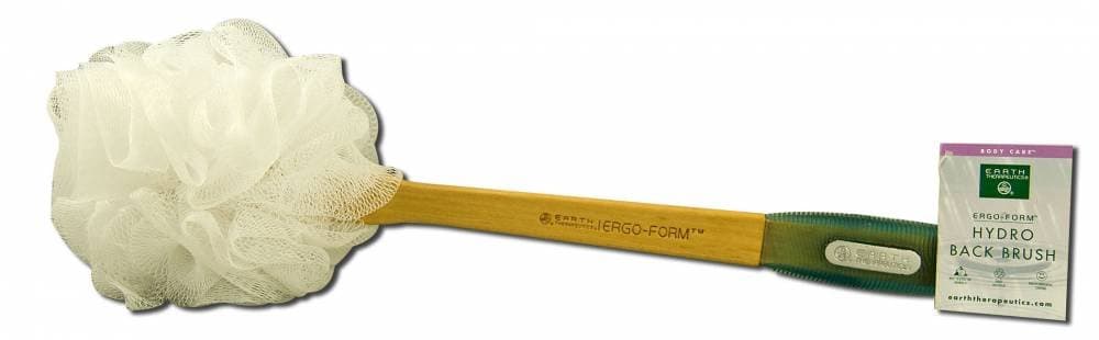 Earth Therapeutics Hydro Back Brush White - 1 Brush