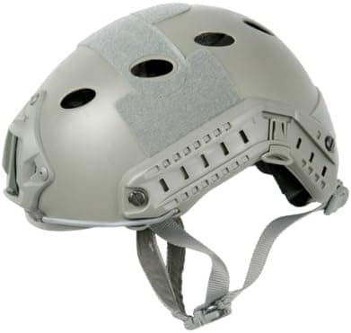 Bravo Airsoft PJ Helmet w/ Side Rails and NVG Mount - OD Green