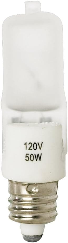Tesler 50 Watt Mini Can Short Frosted Halogen Light Bulb