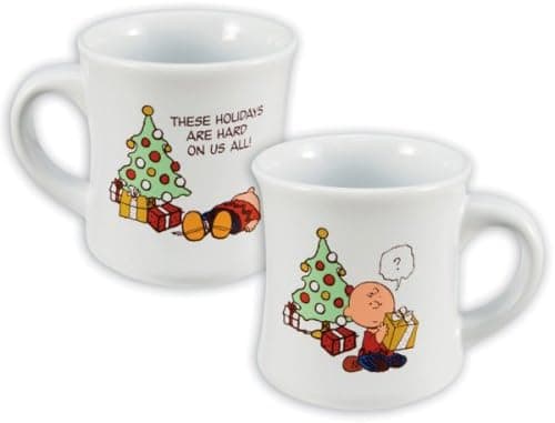 Peanuts Charlie Brown Christmas Coffee Mug New Gift