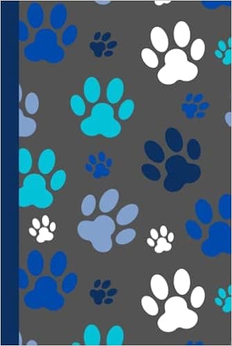 Notes: Hardcover Password Book Cleverly Disguised With Beautiful Design / Dog Cat Pet Paw Print Pattern Cover / Hardback Discreet Internet Username and Login Logbook / Alphabetical Tabs Large Print