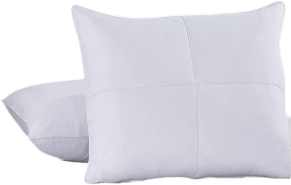 Royal Hotel Bedding Soft Goose Feathers and Goose Down Pillow - 240 Thread Count Cotton Shell, King Size, Soft, Set of 2