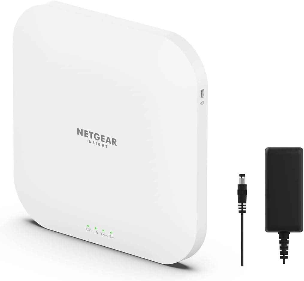 NETGEAR Cloud Managed Wireless Access Point (WAX620PA) - WiFi 6 Dual-Band AX3600 Speed | Up to 256 Client Devices | 802.11ax | Insight Remote Management | PoE+ Powered or Included AC Adapter