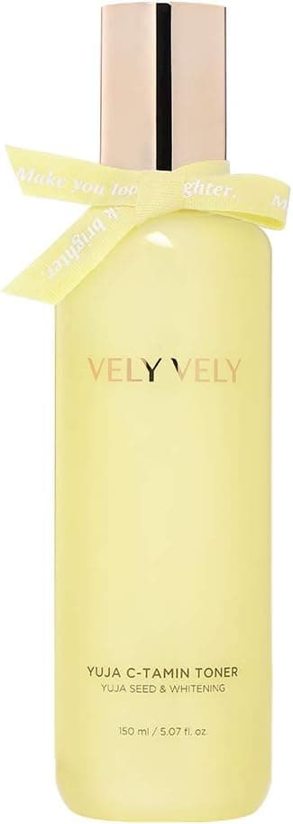 VELY VELY Yuja C-Tamin Toner - Yuzu Gel Type Vitamin Toner for Radiant Moisturizing Blemish Care Soothing and Purifying Skin (5.07 fl. Oz / 150 ml)