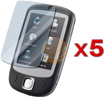 5X REUSABLE LCD SCREEN PROTECTOR FOR HTC TOUCH 6900 ELF