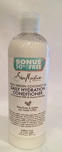 Shea Moisture 100% VIRGIN COCONUT OIL DAILY HYDRATION CONDITIONER 19.5 oz, All Hair Types