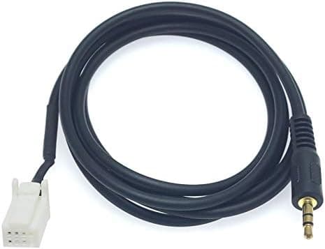 FEELDO Car 3.5MM Male Jack AUX-in Socket Audio Cable for Suzuki SX4 Grand Vitara Swift Jimny Extension Wire Adapter