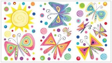 Butterfly Meadow Wall Stickers Set