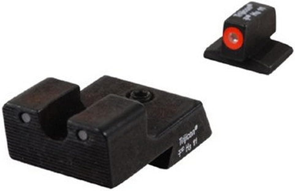 Trijicon CA128O Novak HD Night Sight Set, Low Mount Dovetail Cut, Orange Front Lamp