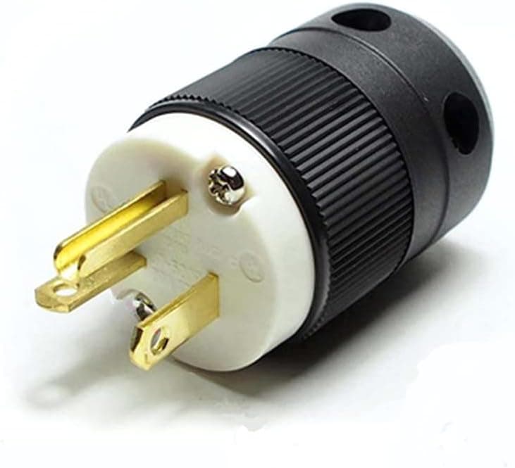 NEMA 5-20P Replacement Plug Easy Assembly - Durable Nylon Construction - WB520P - Rewireable