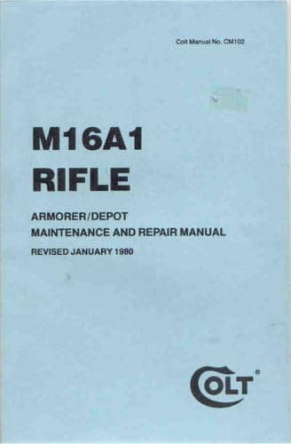 Colt Factory Manual for M-16(AR-15)